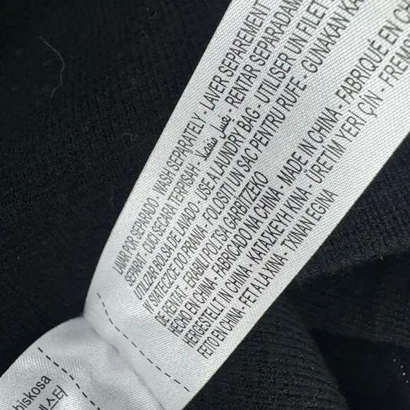 Zara Women's Knit Fit and Flare Dress Sleeveless Black/White Size Medium - Picture 8 of 8